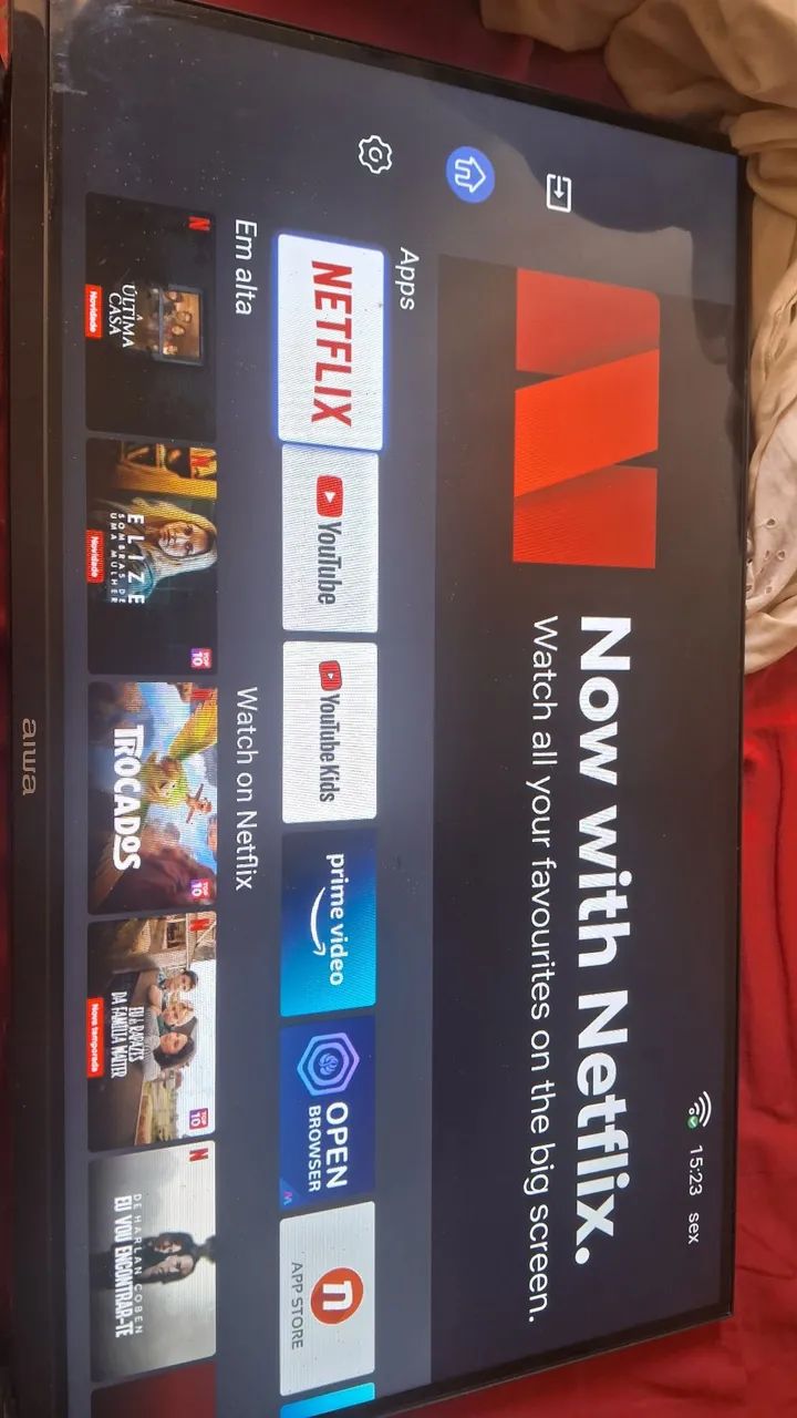 Anúncio uma smarttv 32 polegadas ,aiwa,usada,nunca deu problema, em bom uso  - Foto 3
