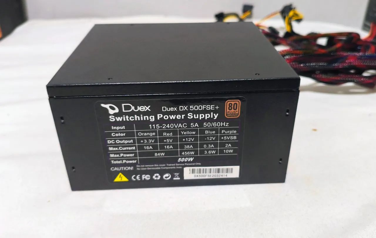 Fonte DUEX 500W 80Plus - Foto 2