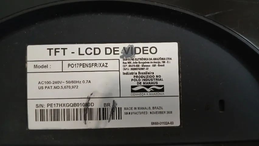 Monitor LCD 17
