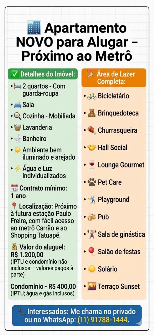 ALUGA - SE APARTAMENTO 
