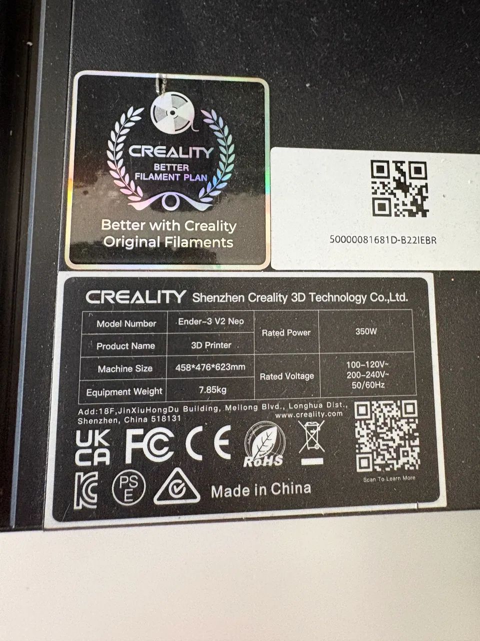 Impressora Creality Ender 3 neo V2 - Foto 3