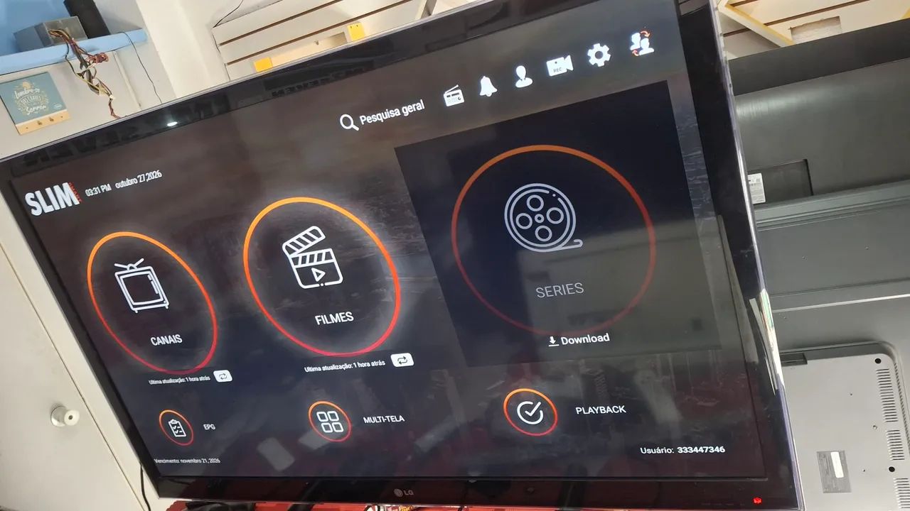 TV LG 55 POLEGADAS NÃO É SMART IMAGENS IMPECÁVEL COM GARANTIA DE FUNCIONAMENTO  - Foto 2