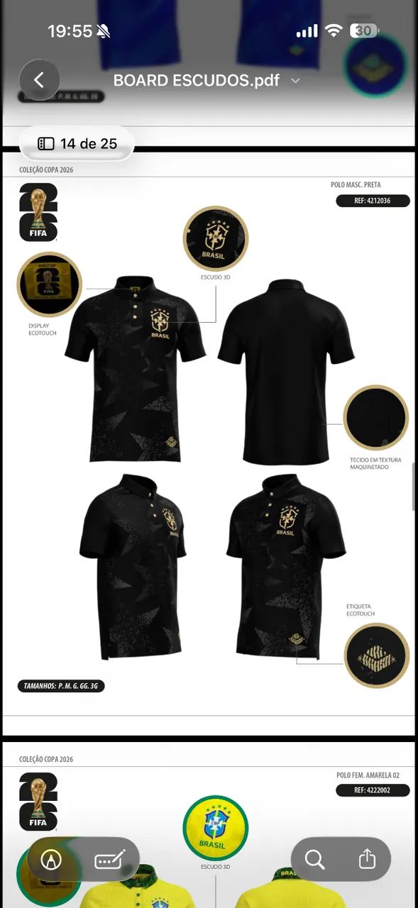 Camisas Polo Brasil 2026 - Foto 3