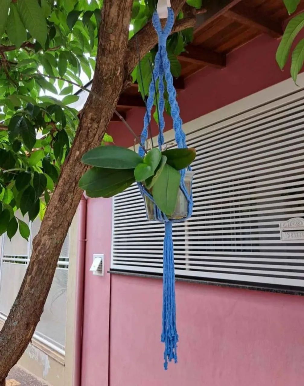 Suporte para vasos em Macramê  - Foto 2