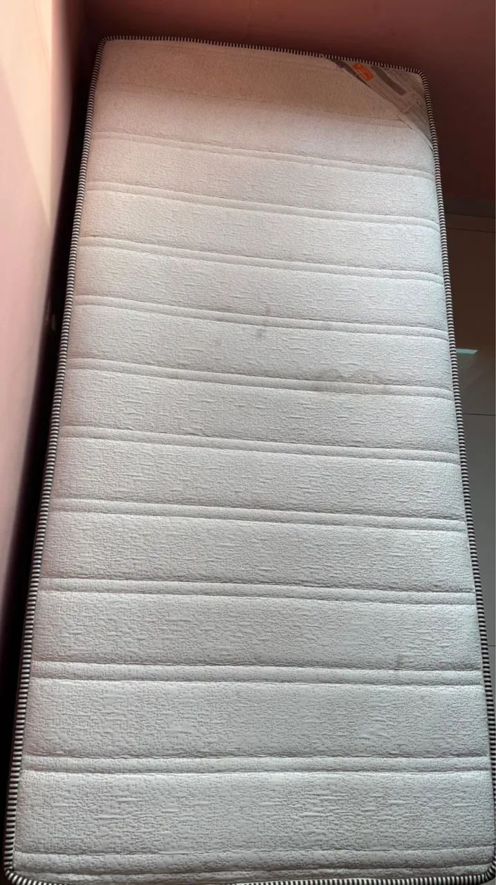 Vendo cama box + colchão solteiro bom pastor  - Foto 4