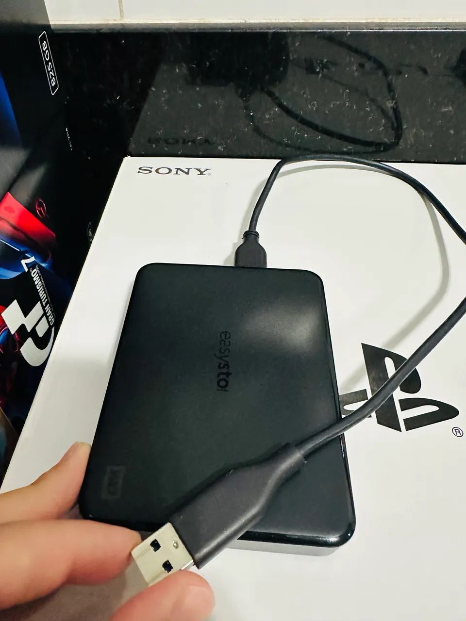 HD EXTERNO - 4TB ( Zerado - espaço absurdo )  - Foto 3