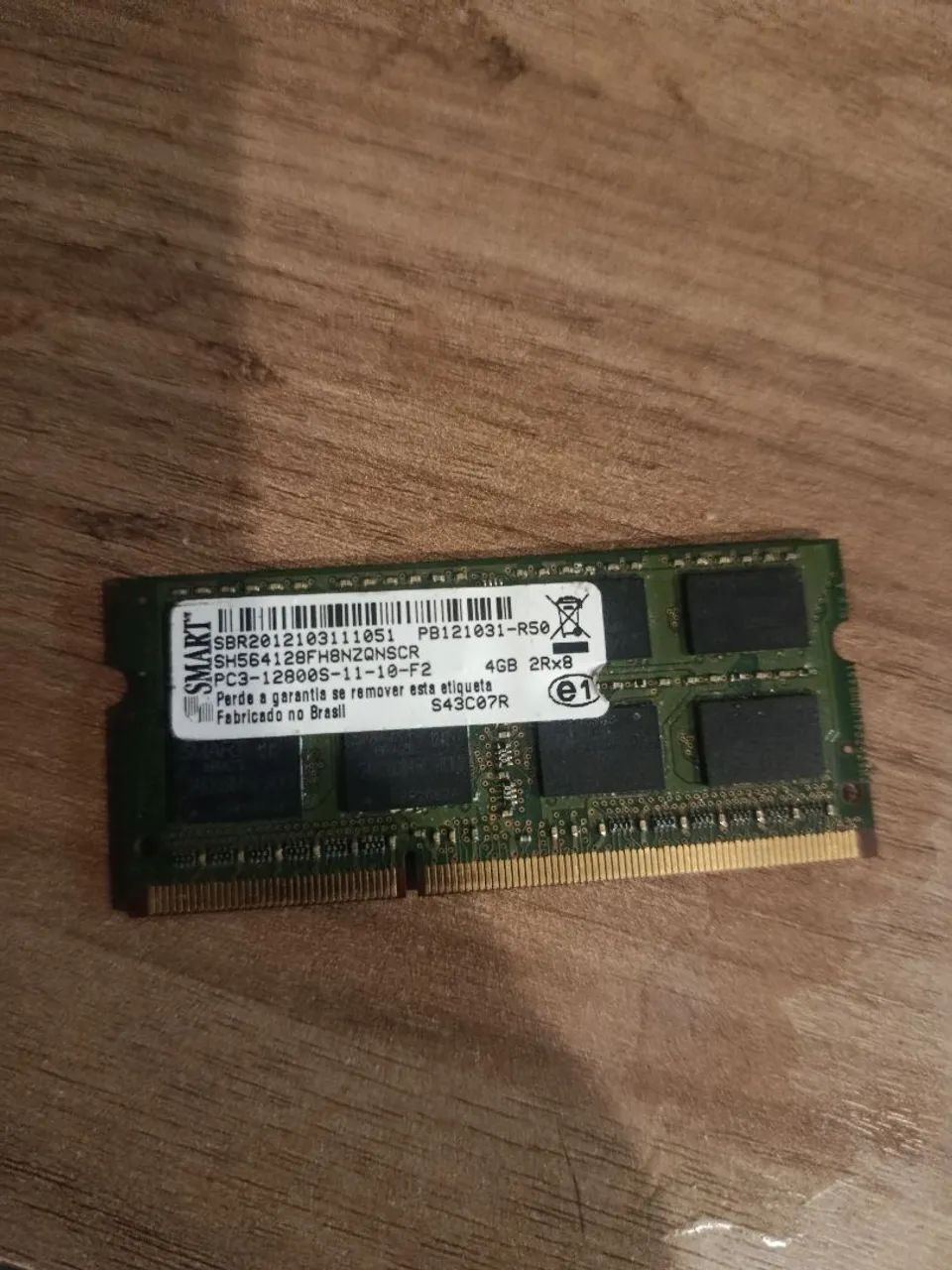 Memória 4gb ddr3 notebook
