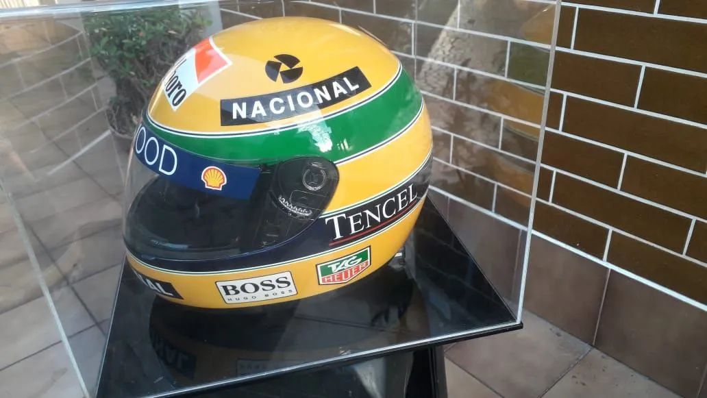 capacete do senna , no caser muito novo  - Foto 4