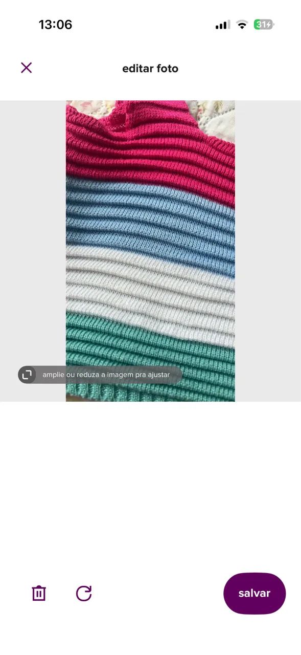 Cropped tricô  - Foto 2