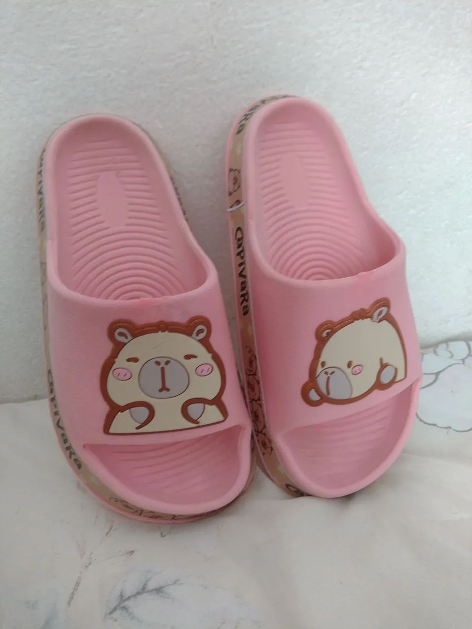 Chinelo Infantil Menina de Capivara 