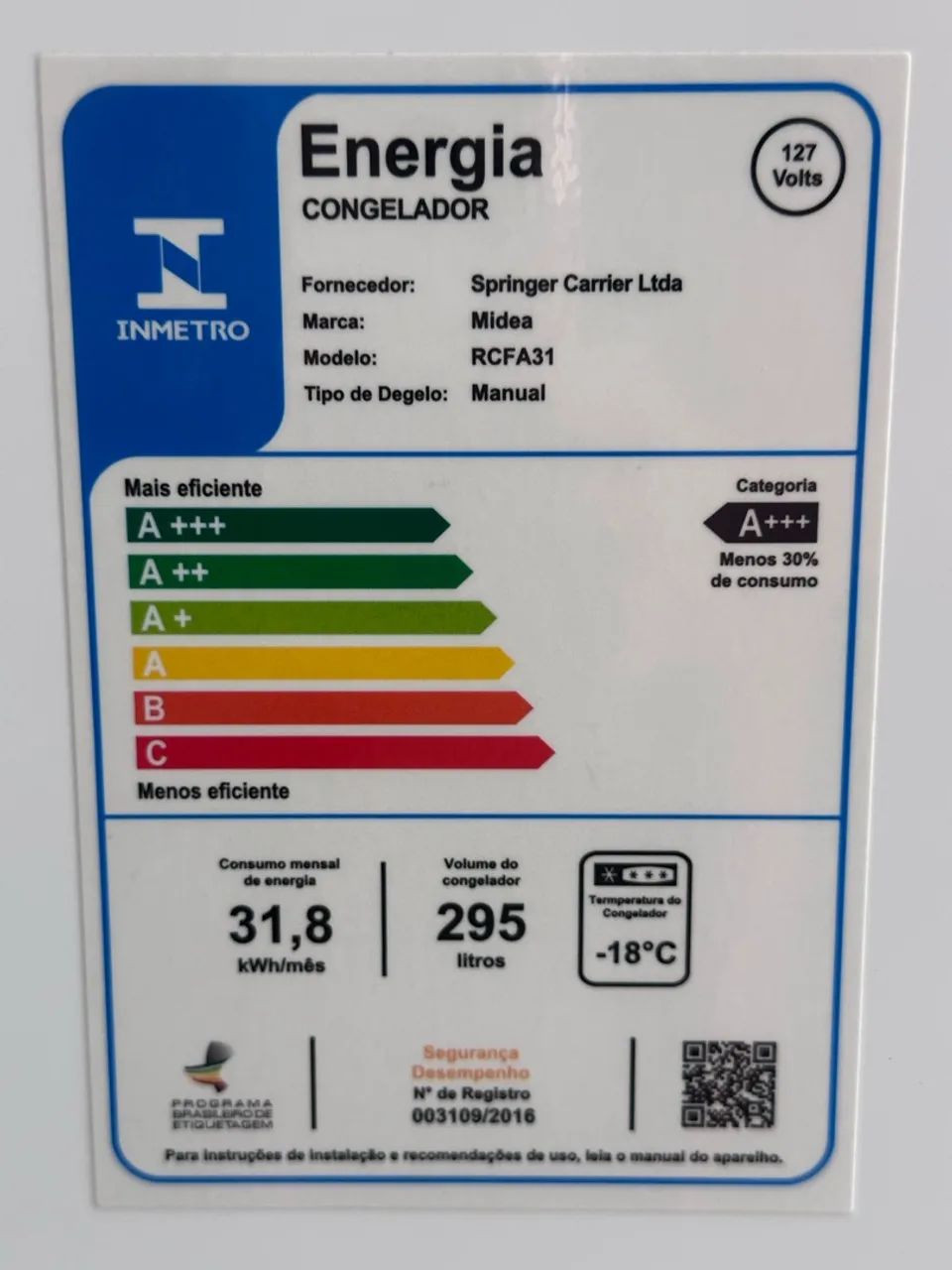 Freezer Midea horizontal 295 Litros  - Foto 3