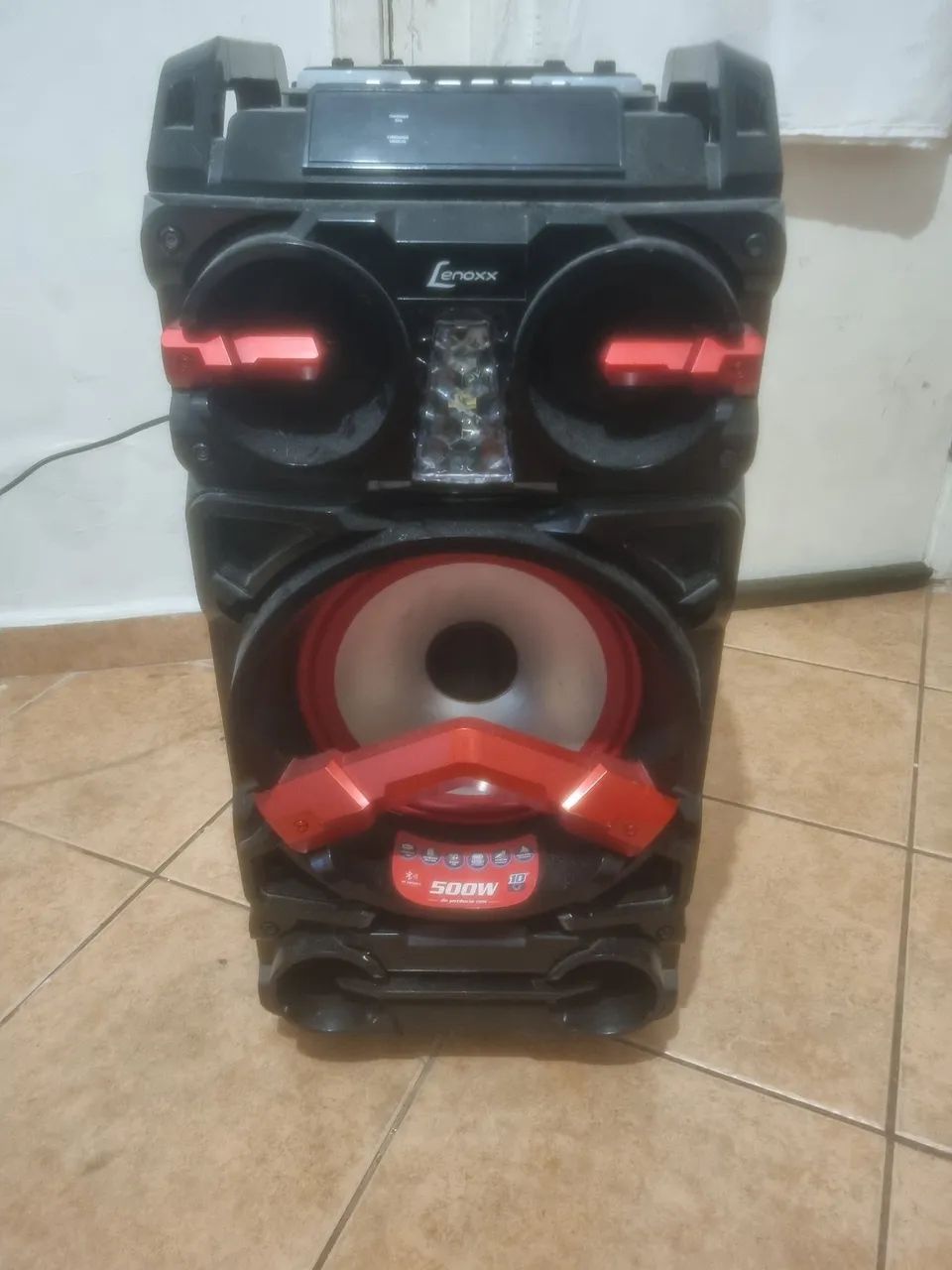 Caixa de Som Lenoxx 500W