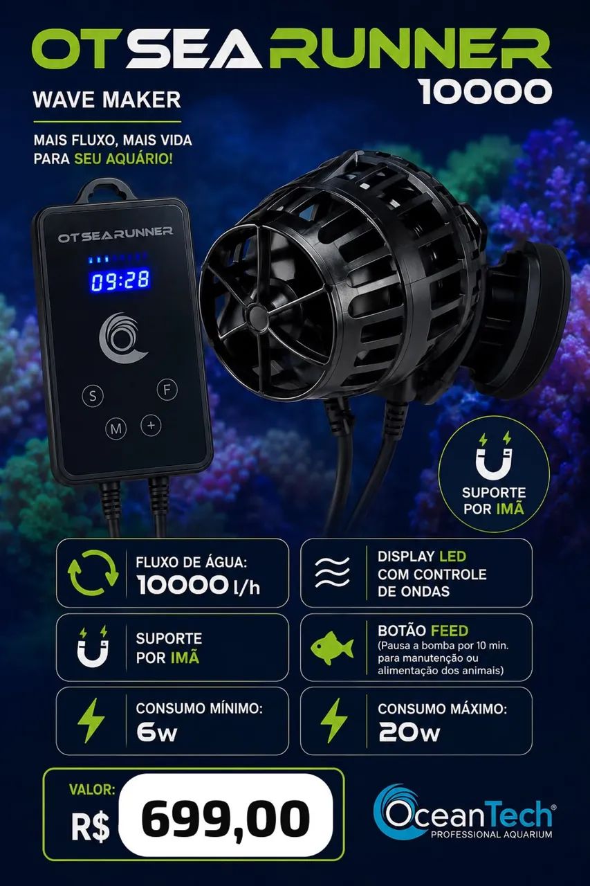 Wave maker 10000L/H com controladora  - Foto 3
