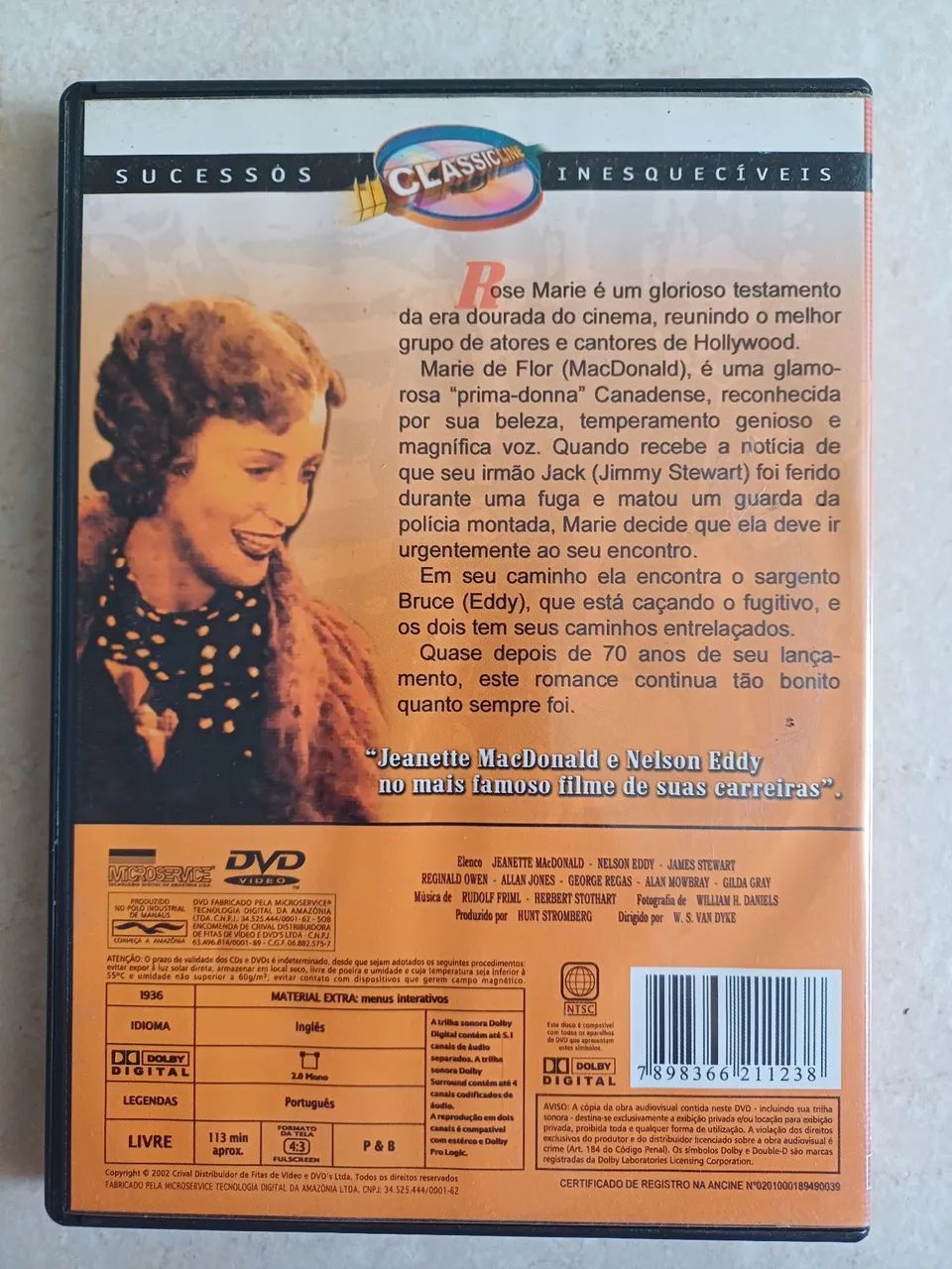 Rose Marie - DVD seminovo - Foto 3