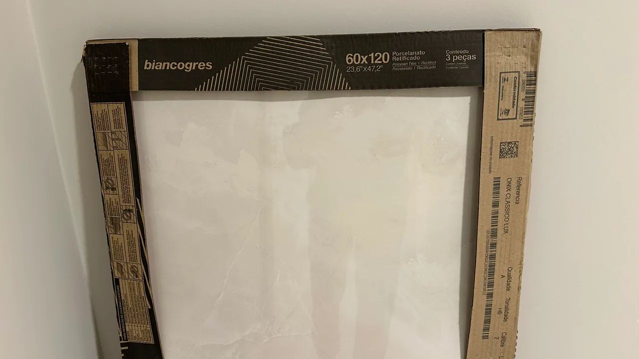 Porcelanato Biancogres Onix Classico Lux 60x120 Retificado