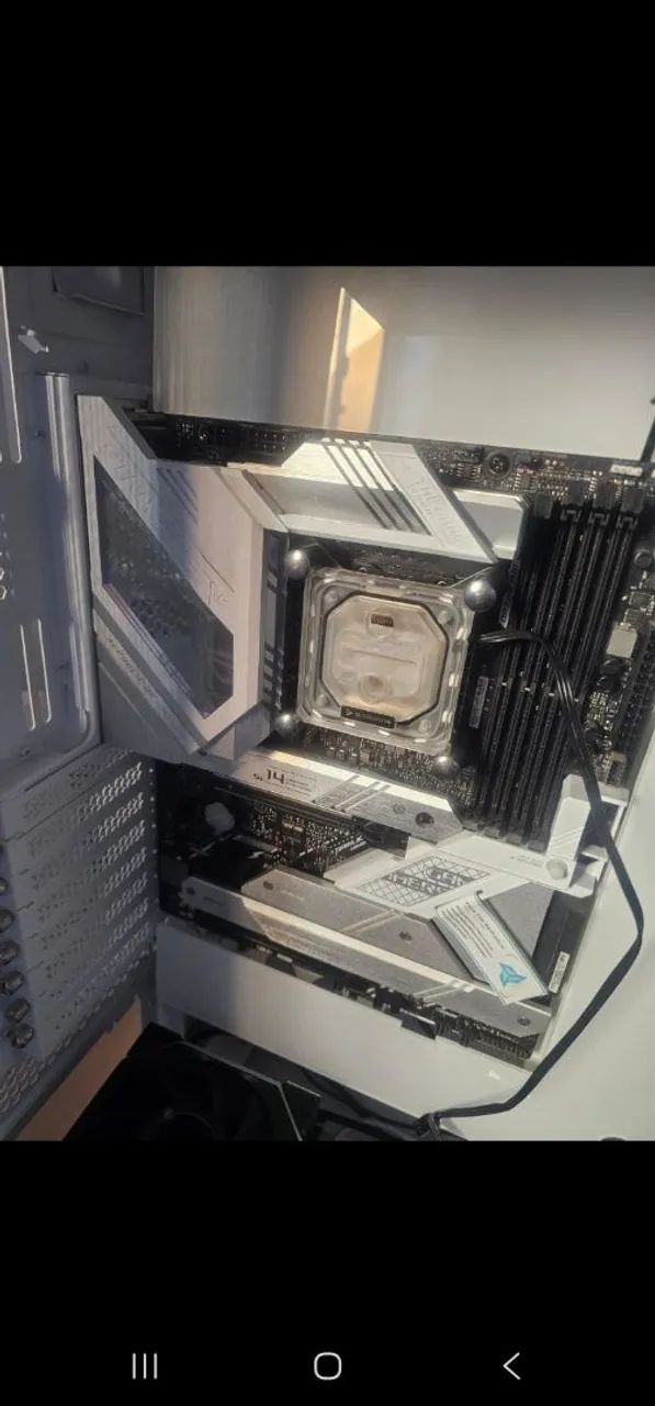 Placa mae asus rog strix z690-a gaming wifi d4+ intel i9 1290ks - Foto 2