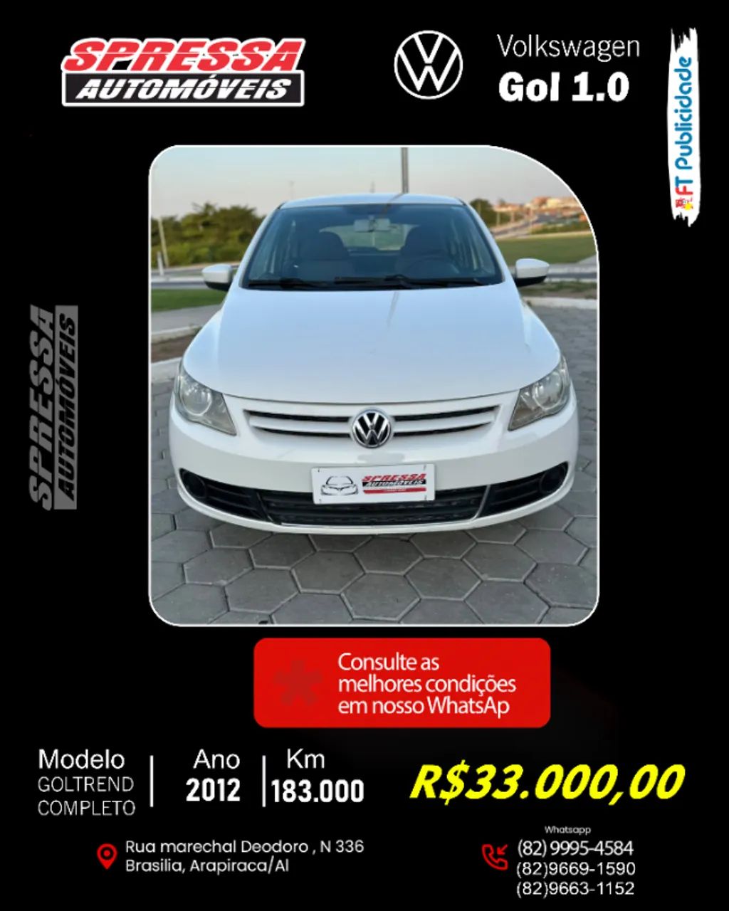 Volkswagen Gol GOL CITY (TREND)/TITAN 1.0 T. FLEX 8V 4P 2012