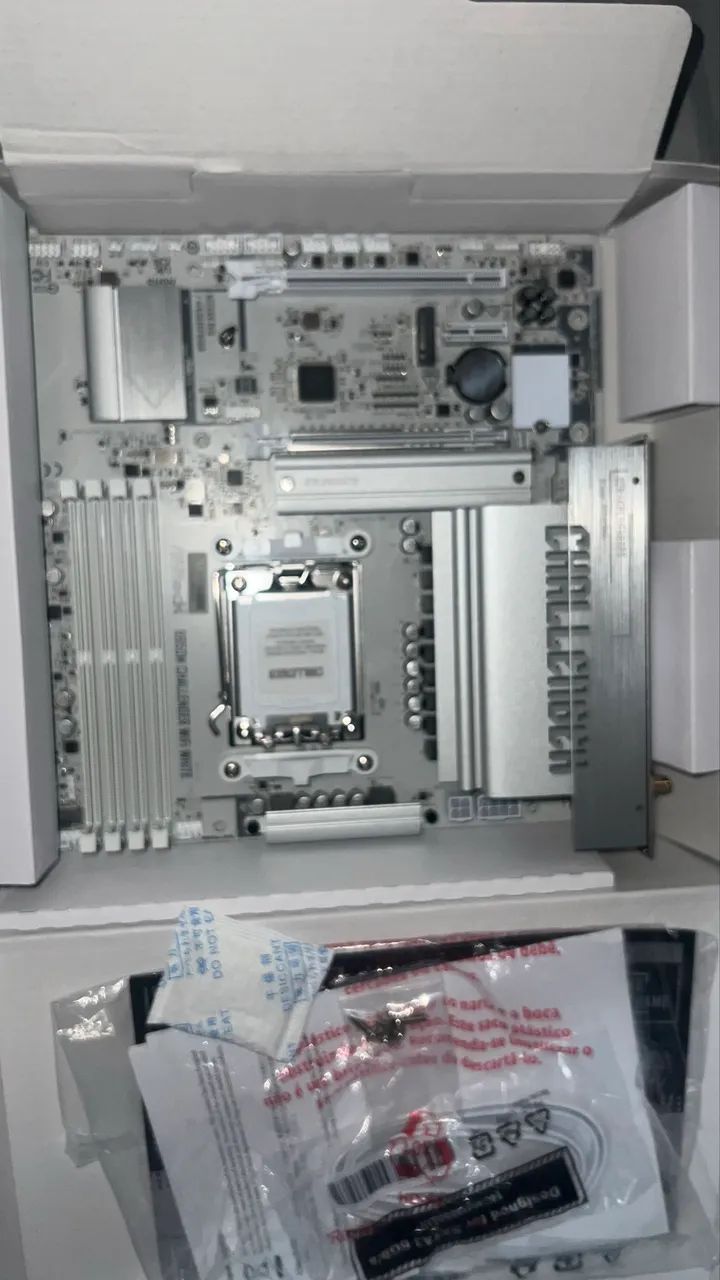 Kit Am5  placa mãe +Fonte +gabinet - Foto 2