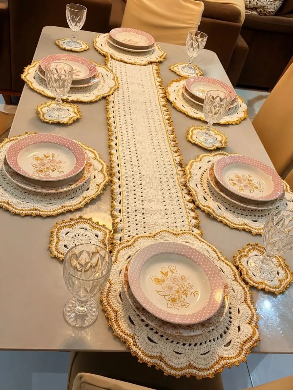 Conjunto de crochê  - Foto 3
