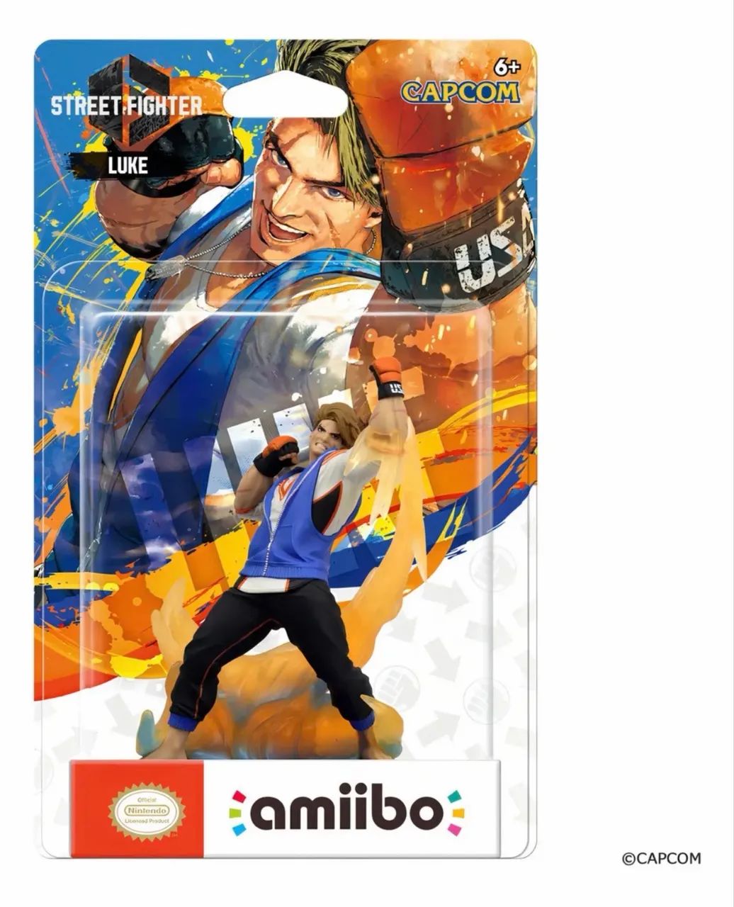 Luke Amiibo Street Fighter Série 6 original lacrado