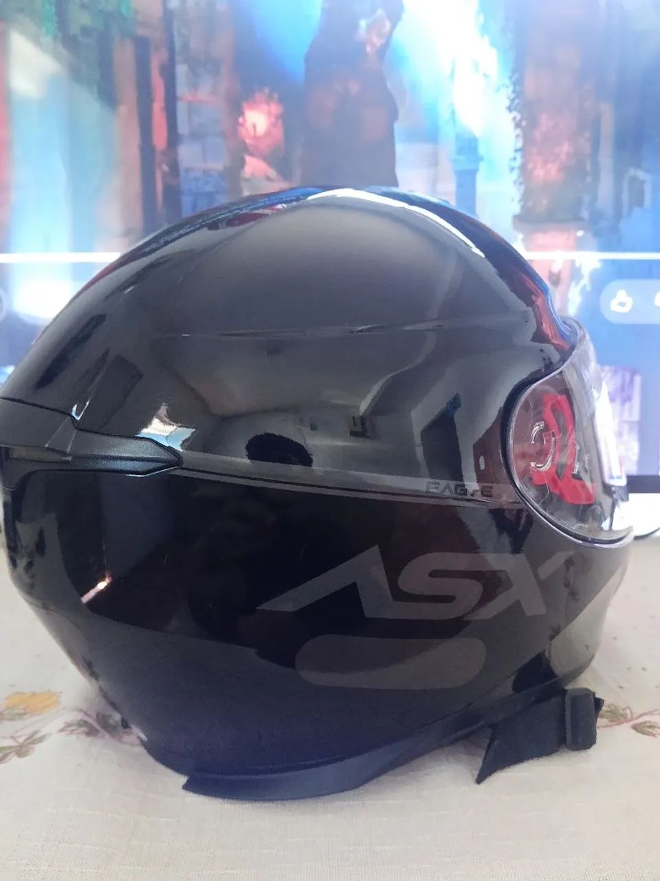 Capacete ASX Eagle - Seminovo - Foto 4