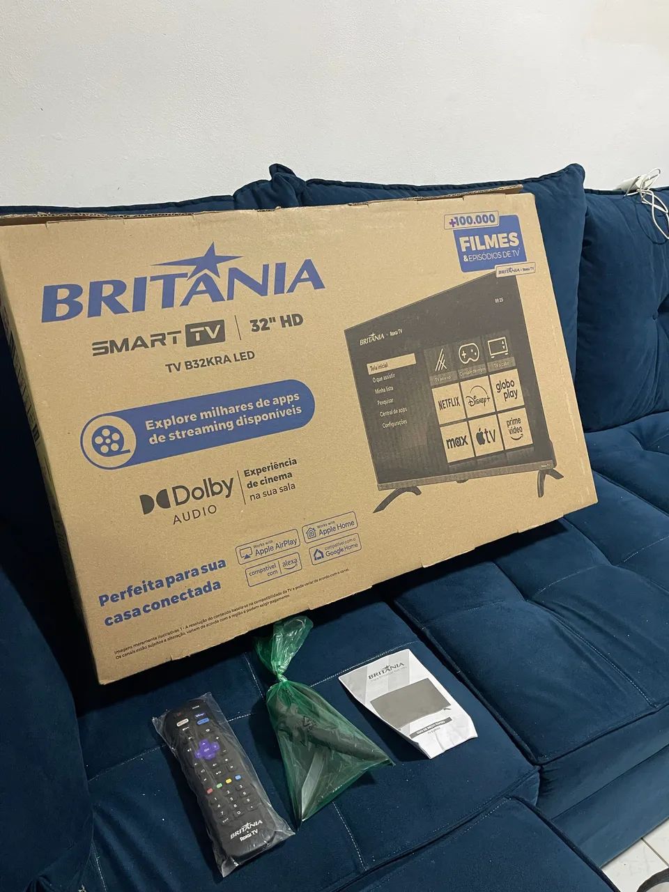 Tv Britânia 32 polegadas zera . - Foto 3