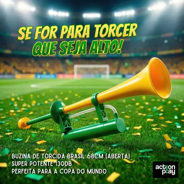Buzina de Ar Grande para Festas e Eventos Esportivos Nova - Foto 4