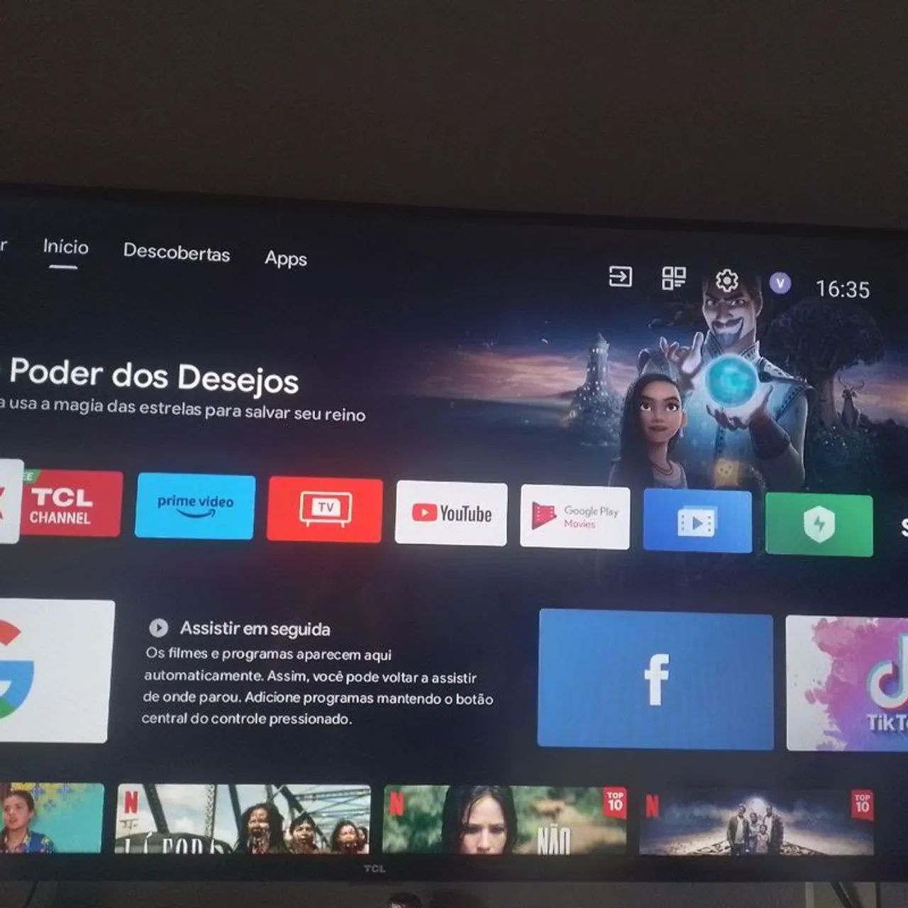 Vendo Tv 43 polegadas smart TCL comando de voz  - Foto 2