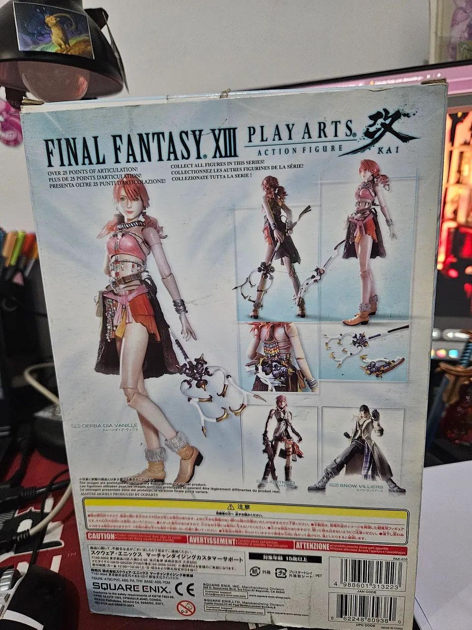 Action Figure Final Fantasy 13 Vanille Play Arts Kai Original - Foto 5