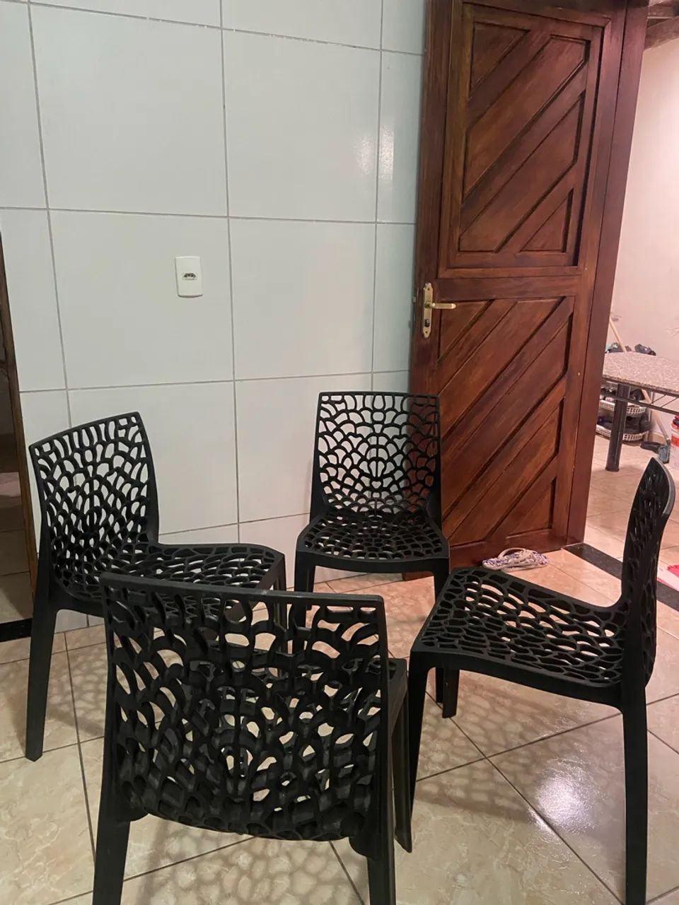 Conjunto de 4 cadeiras 