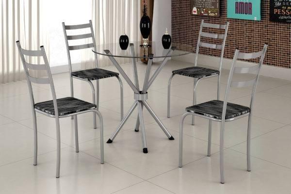 Mesa com 4 Cadeiras A470 - Ipanema