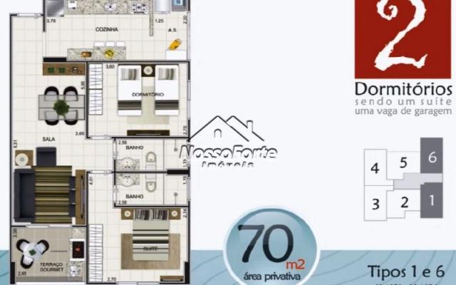 Apartamento na Aviação em Praia Grande - Foto 3