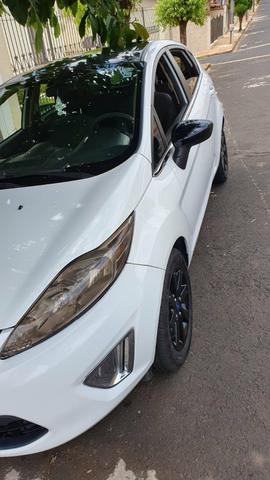 New Fiesta Branco 2013 1.6 Completo 2019 Pago - Foto 3