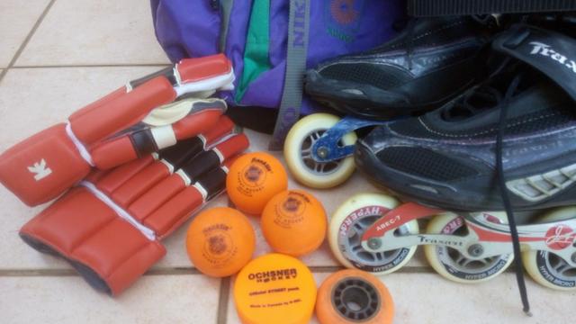 Patins in line, kit hoquey - Foto 2