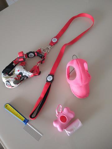 Coleira de passeio Minnie,