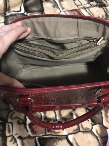 Bolsa vermelha verniz - Foto 3