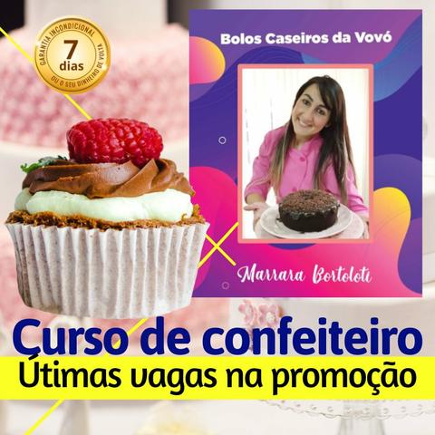 CURSO de confeiteiro *DISPONÍVEL