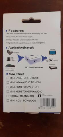 Conversor de HDMI para RCA - HDMI2AV - Foto 6