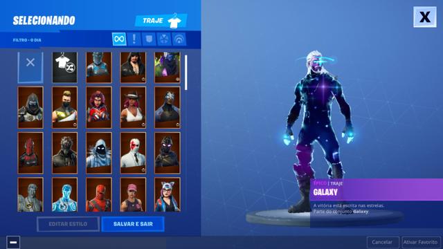 conta fortnite c galaxy - criar conta fortnite