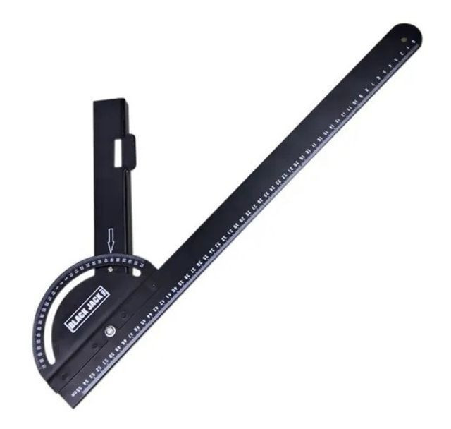 Esquadro Com Ângulo Regulável 550mm D096 Black Jack