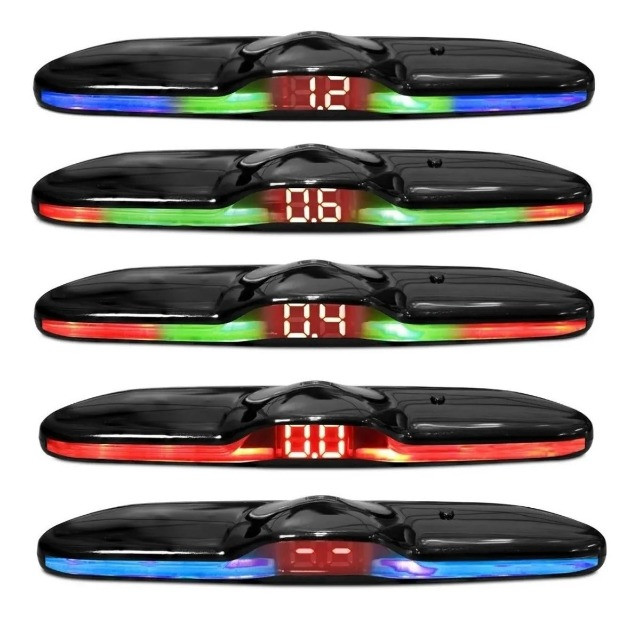 Sensor de Estacionamento New Kx3 Prata C/display E Aviso Sonoro - Foto 5