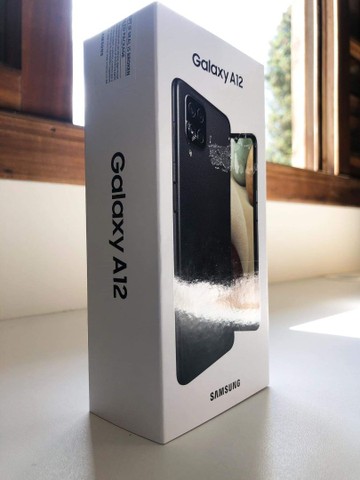 Samsung A12 preto Novo na caixa, lacrado  - Foto 2