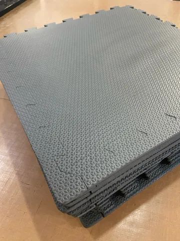 Tatame Eva emborrachado 50x50 10 mm preto  - Foto 2