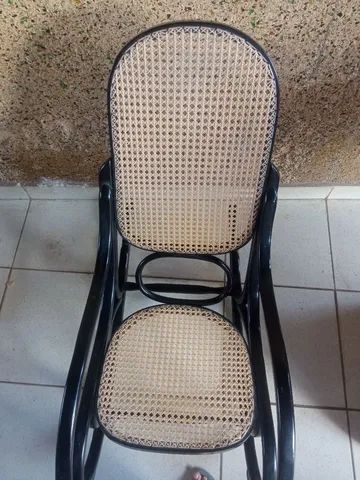 Cadeira balanço palhinha  - Foto 2