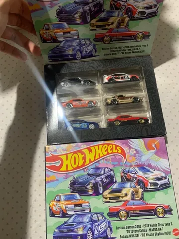 Kit 5 Carrinhos Hot Wheels Sortidos Original Coleção Brinde