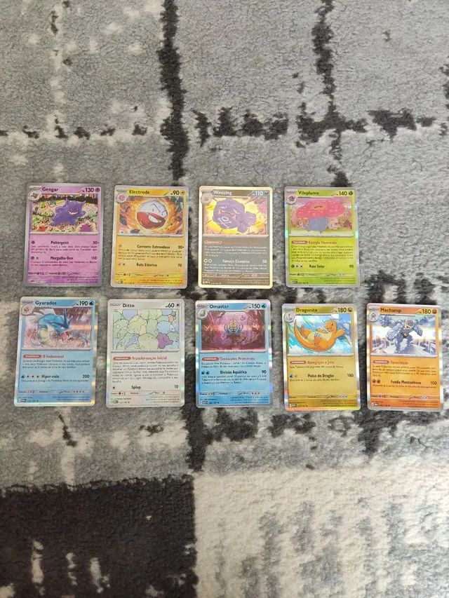 Todas Cartas comuns, incomuns e raras Pokémon TCG 151, Lote