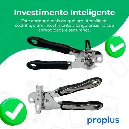 Abridor De Lata e Garrafa 3 Em 1 Multifuncional Automático Americano Industrial Cozinha - Foto 2