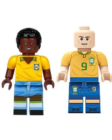 Miniatura Ronaldo Fenômeno e Pelé 