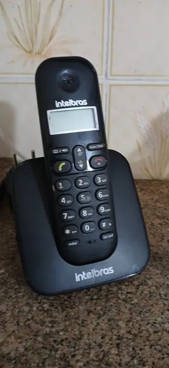 Telefone Sem Fio Intelbras Preto