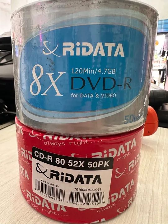 Dvdr e CDr 100Un lacrados
